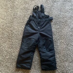 New, black toddler snow suit. Size 4T